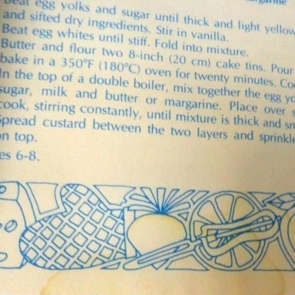 Wonderful Ways to Prepare Desserts Cookbook 1978 Vintage 70s Canada Retro Baking
